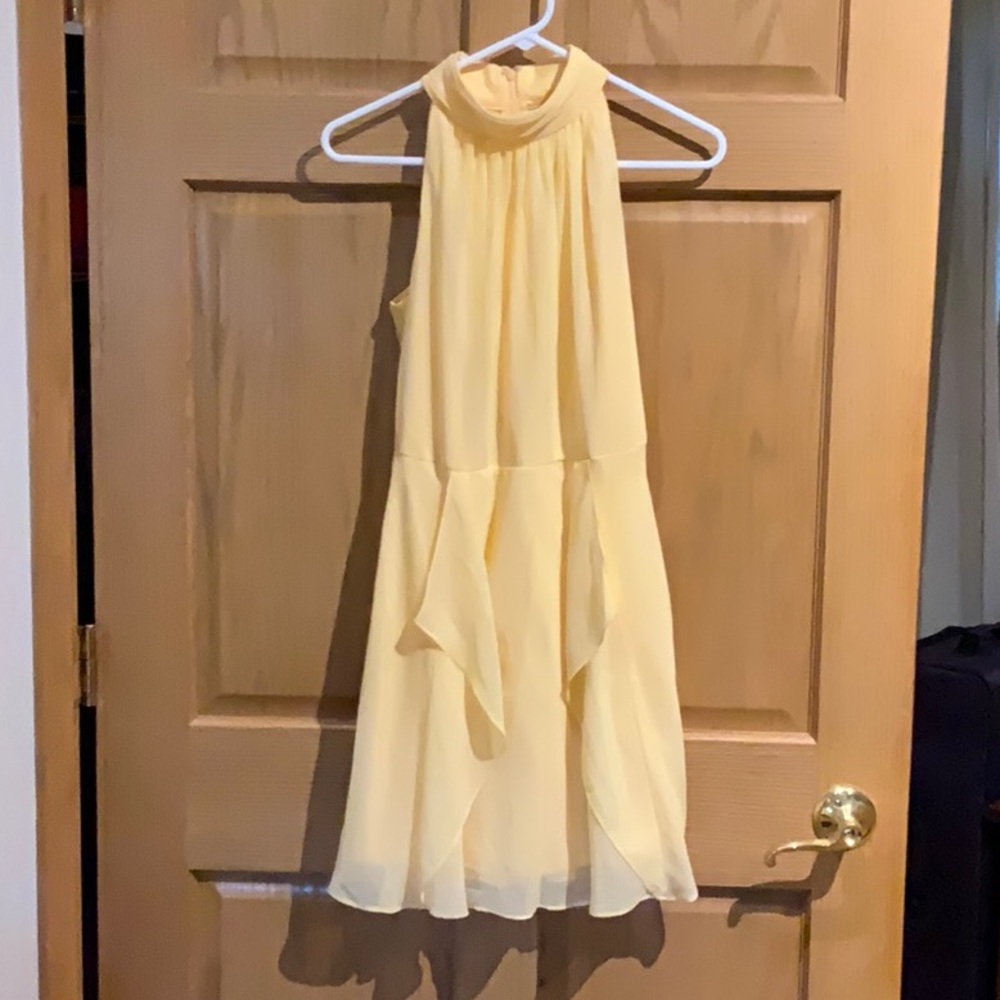 WHBM Yellow Dress